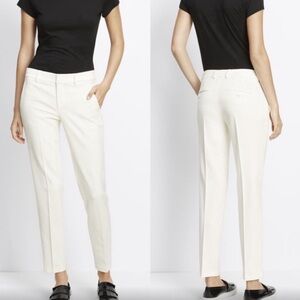 Vince White Tapered Leg Pants Size 8